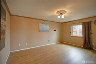 You will love the new floors in the Large primary bedroom!