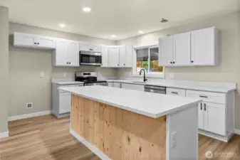 New microwave and oven