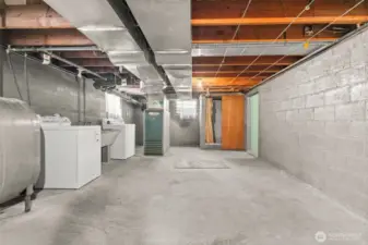 2nd shower in basement