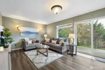 Lots of natural light streaming in