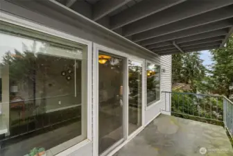 Private Covered Balcony