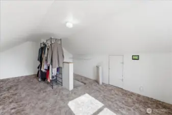 Upstairs flex room, additional closet, sitting area, office, quiet relaxing area.