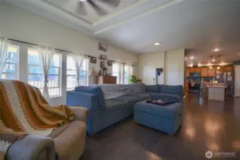 Spacious living room with plenty of room to relax and gather.