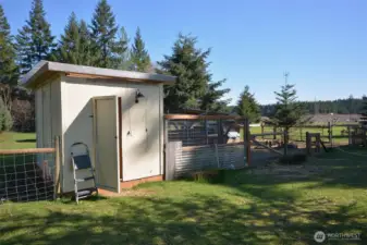 Full view of the chicken coop, offering ample space for your birds and easy care.