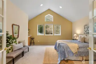 Currently used as a 4th bedroom; however could be a flex work/den/office space