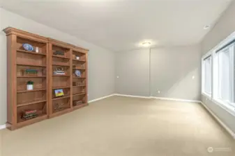 Bookcases included.