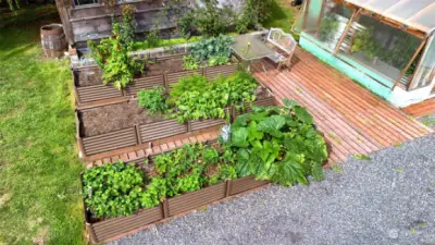 Raised Garden and Greenhouse