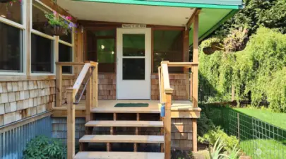 Entry to Covered Porch