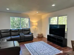 Another look at the living room and the big windows