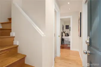 As you enter this custom home you'll get an immediate sense of pride-of-ownership. New paint and extensive hardwood floors are just a couple of the desirable features.