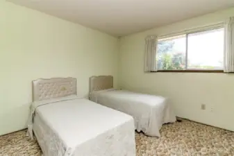 3rd bedroom is also spacious with good size lighted closet