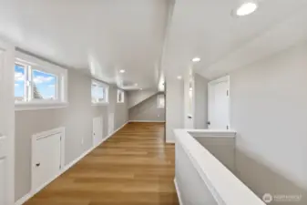 The 384 sq ft of finished upstairs space is full of possibilities. Make it your primary bedroom with 1/2 bath, a great bonus or workout space or whatever you want it to be.