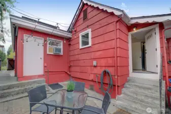 Private patio