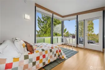 Upper level bedroom.