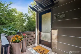 West Entry/Main Door