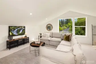 Upstairs rec room