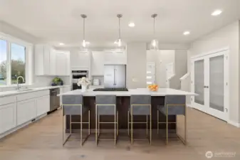 Home is under construction. Photos of a previously built home with similar finishes that are virtually staged. Builder reserves the right to make changes to plans & specifications without notice. Features vary by plan. Buyer to verify square footage.