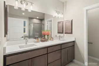 Home is under construction. Photos of a previously built home with similar finishes that are virtually staged. Builder reserves the right to make changes to plans & specifications without notice. Features vary by plan. Buyer to verify square footage.