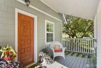 ADA ramp on side of front entrance