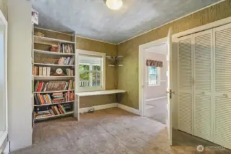 Bedroom to right of entrance