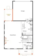 MT 405 Floorplan level 1