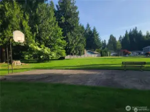 WOODSMUIR COURT & FIELD | Basketball court and baseball field