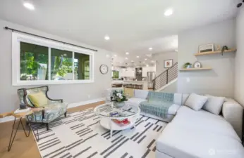 View to the covered patiof