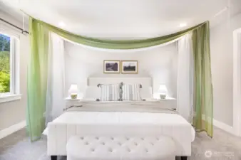 space for a king size bed