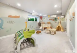 Lower lever living area