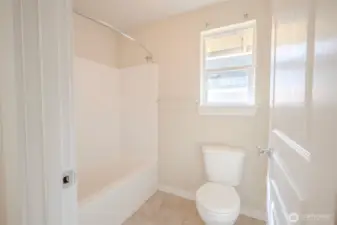 Full bath upstairs