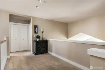Upper level hallway area