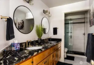 Upper level full bath - completely remodeled 2023/2024