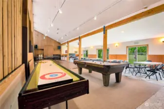 Mt Baker Rim Community Clubhouse with indoor recreational activities