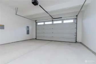 Similar home, not actual. Two car garage with opener plus 2 remotes.