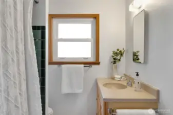 Main floor full bathroom.