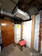 Water Heat and Furnace in Basement