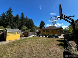 View of Backyard and Back of House