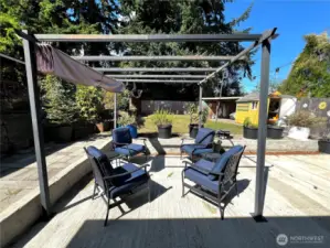 Pergola and Outdoor Lights Stay