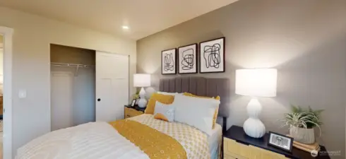 Photo is of a model home in another KB Home location; options and colors may vary based on your selections. Depictions of home, layout, location or other features/options, colors and color scheme, materials, fixtures, etc. are for showing purposes only and may not be included in the purchase price and availability may vary.