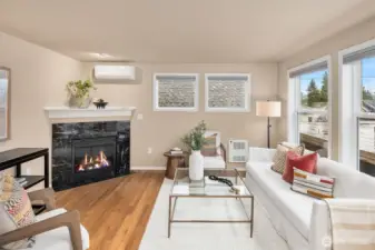 Main level living w/depth to actually entertain