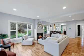 Lovely open concept living room