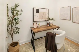 Originally a "dressing room" has no windows.