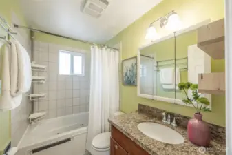 Main floor full bath.