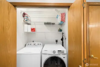 Washer and Dryer stay.