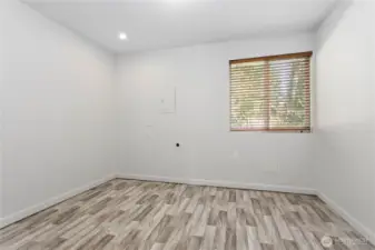 enclosed office space in shop