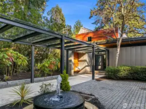 Front entry with 1000 year old Chinese cobbles