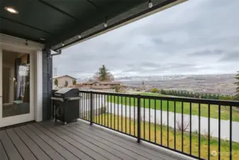 Your outdoor viewing deck - door to primary bedroom as well!