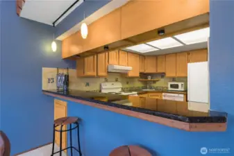 Kitchen w/ eating space