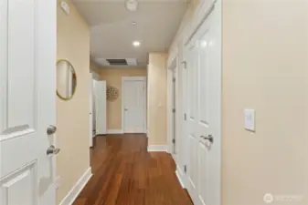 Welcoming entry to the condo.