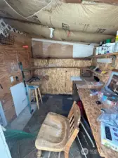 Inside shed 1